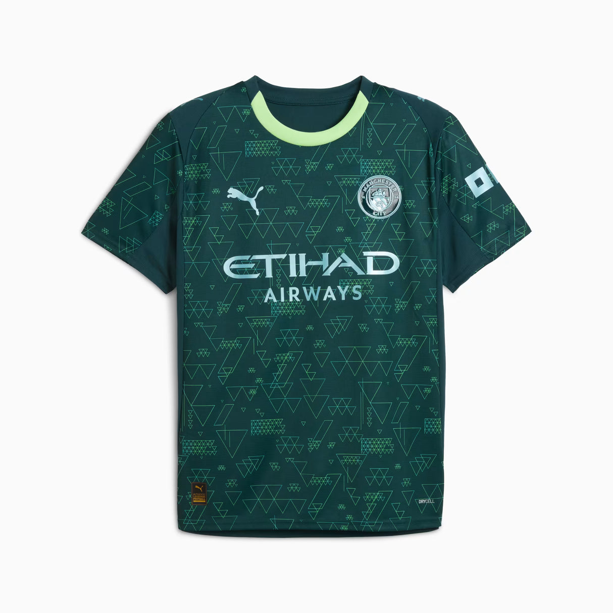 PUMA Manchester City 4th Men's Soccer Jersey 26 - Green Terrain