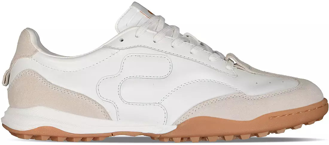 Charly Campista Leather Turf Men's Soccer Cleats - White/White