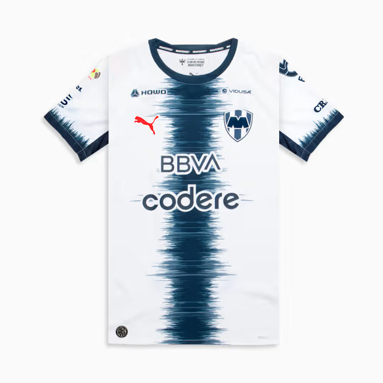 PUMA Monterrey Away Estadio Men's Soccer Shirt 26-27 - White
