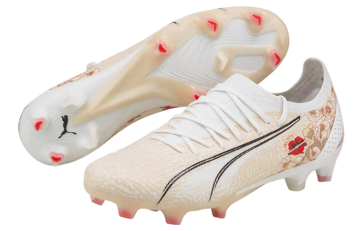 PUMA Ultra Ultimate Liberty Women's FG/AG Soccer Cleats - White/Pristine/Black