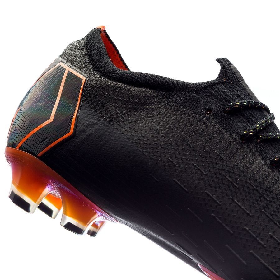 Nike Vapor 12 Elite FG Negro/Naranja