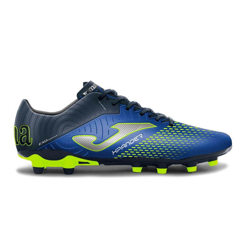 Joma Xpander 2304 FG Firm Ground Soccer Cleats Royal/Green