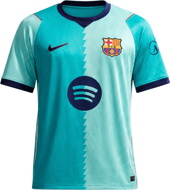 Nike Bacelona Third Men's Soccer Jersey 26/27 - Aqua