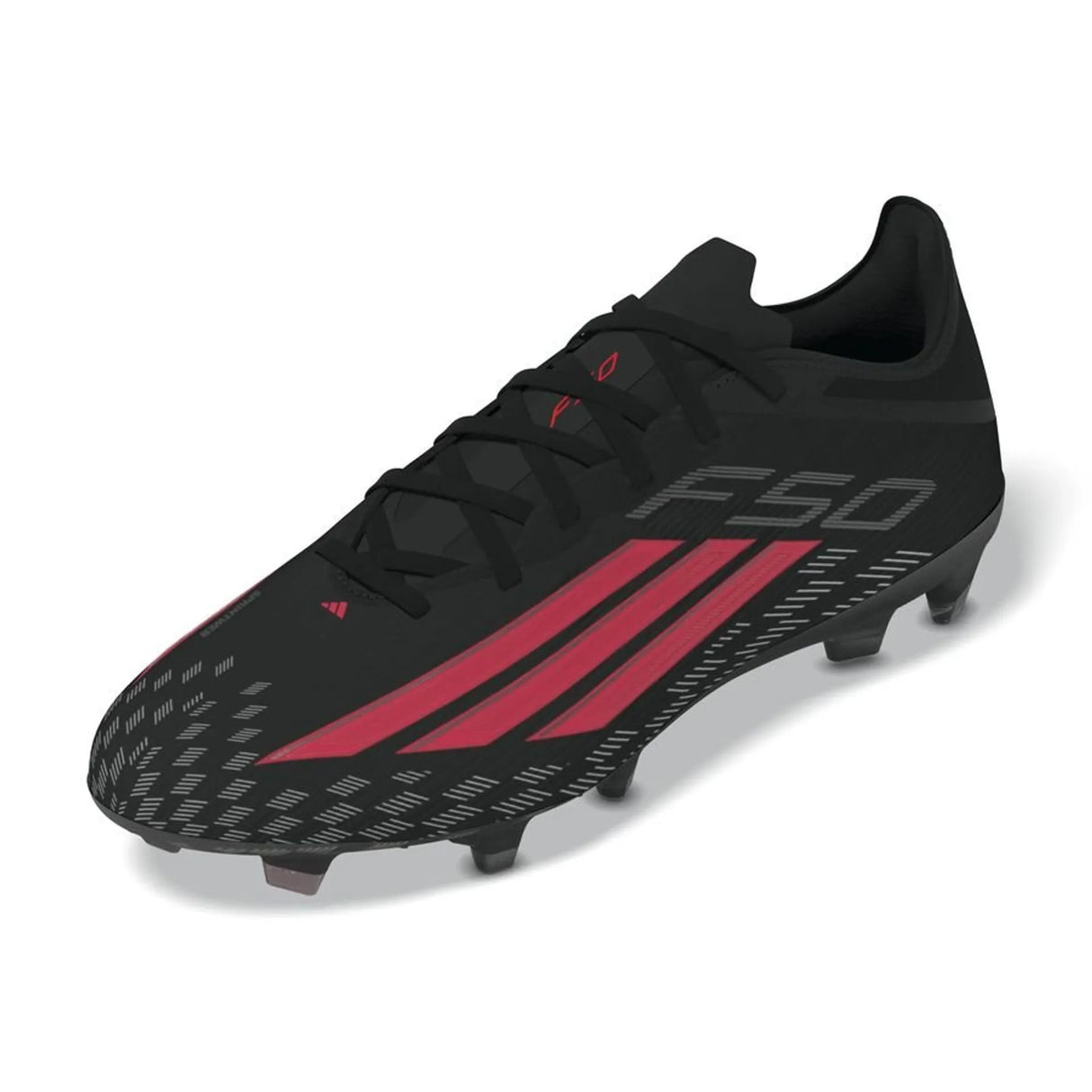 Botas de fútbol adidas F50 Pro FG de terreno firme para hombre - Negro/Rojo