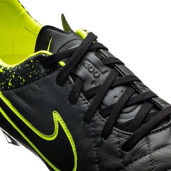 Nike Tiempo Legend V FG Soccer Cleatsh- Anthracite/Volt