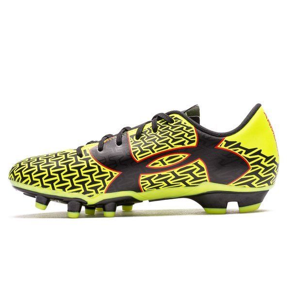 Under Armour Clouthfit Force 2.0 FG JR Soccer Cleats - Yellow/Black/Red