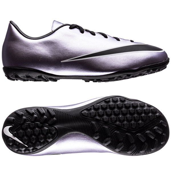 Nike JR Mercurial Victory TF Turf Youth Soccer Cleats - Urban Lilac/Mango