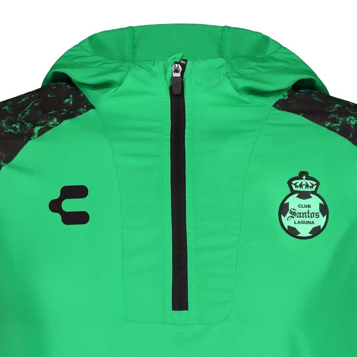 Charly Santos Player Windbreaker - Green/Black