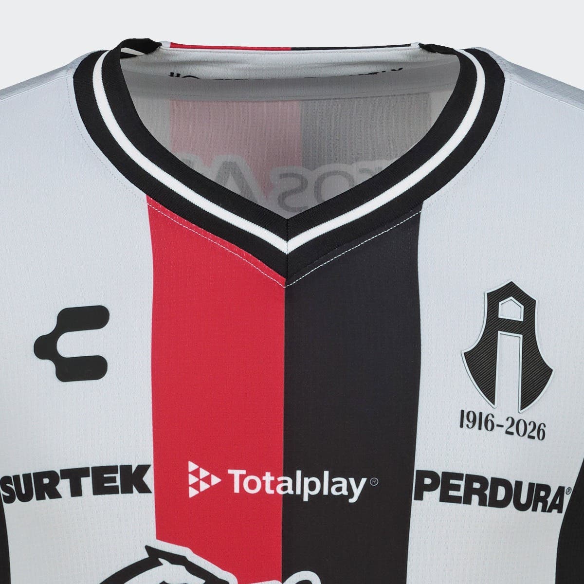 Charly Atlas Away Men's Soccer Jersey 26/27 - Grey/Black