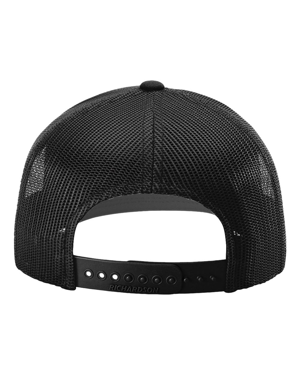 Gorra de camionero con cierre a presión, color negro, para uso activo
