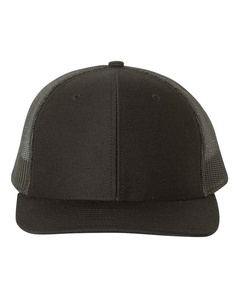Gorra de camionero con cierre a presión, color negro, para uso activo
