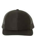 Gorra de camionero con cierre a presión, color negro, para uso activo