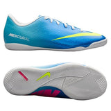 Nike Jr Mercurial Victory IV IC Youth Indoor Soccer Shoes - Blue/Pink/Volt