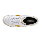 Mizuno Morelia Sala Elite IN Men's Soccer Shoes - White/Gold