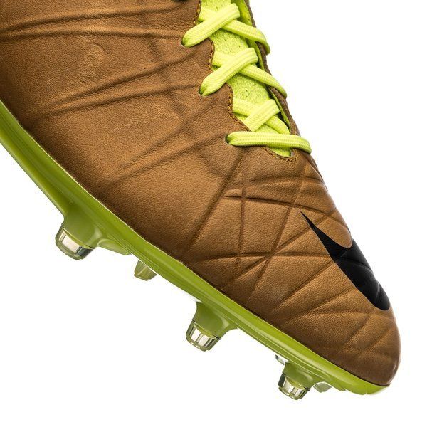 Botas de fútbol Nike Hypervenom Phantom II LT FG de terreno firme - Lona/Negro/Volt
