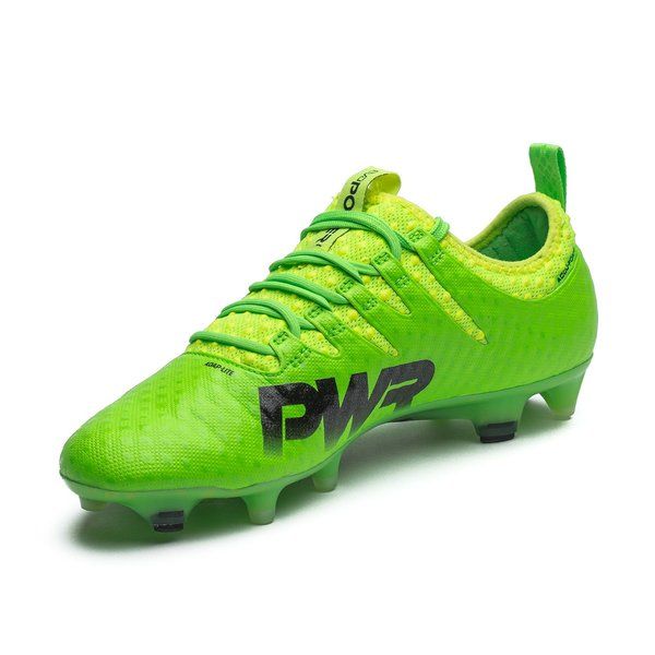 PUMA Evopower Vigor 1 FG Firm Ground Soccer Cleats - Green Gecko/Black/Yellow