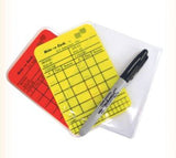 OSI Write on cards Neon/Orange