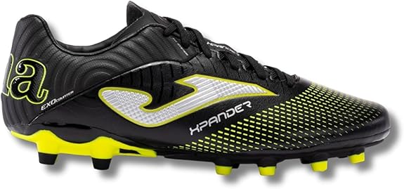 Joma Xpander 2301 FG Soccer Cleats - Black Lemon Fluor