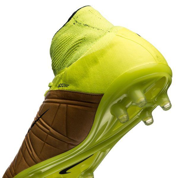 Botas de fútbol Nike Hypervenom Phantom II LT FG de terreno firme - Lona/Negro/Volt