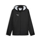 PUMA TeamAdditions Training All Weather Men's Soccer Jacket - Black/Silver