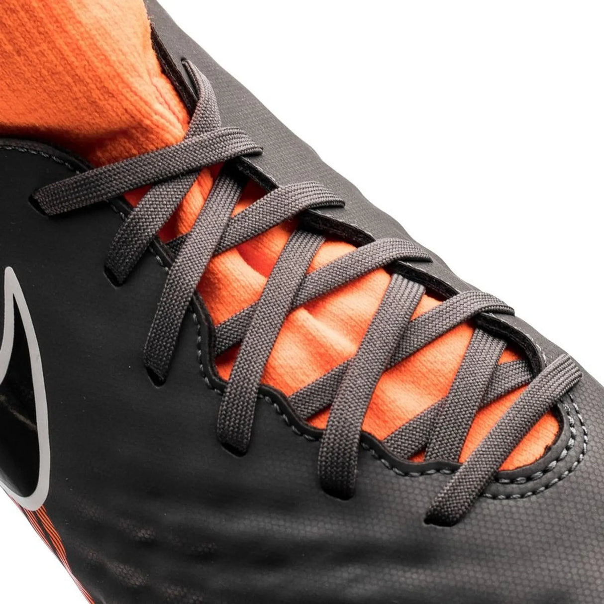 Nike Magista Obra 2 Academy DF FG Firm Ground Soccer Cleats - Dark Grey/Black/Total Orange