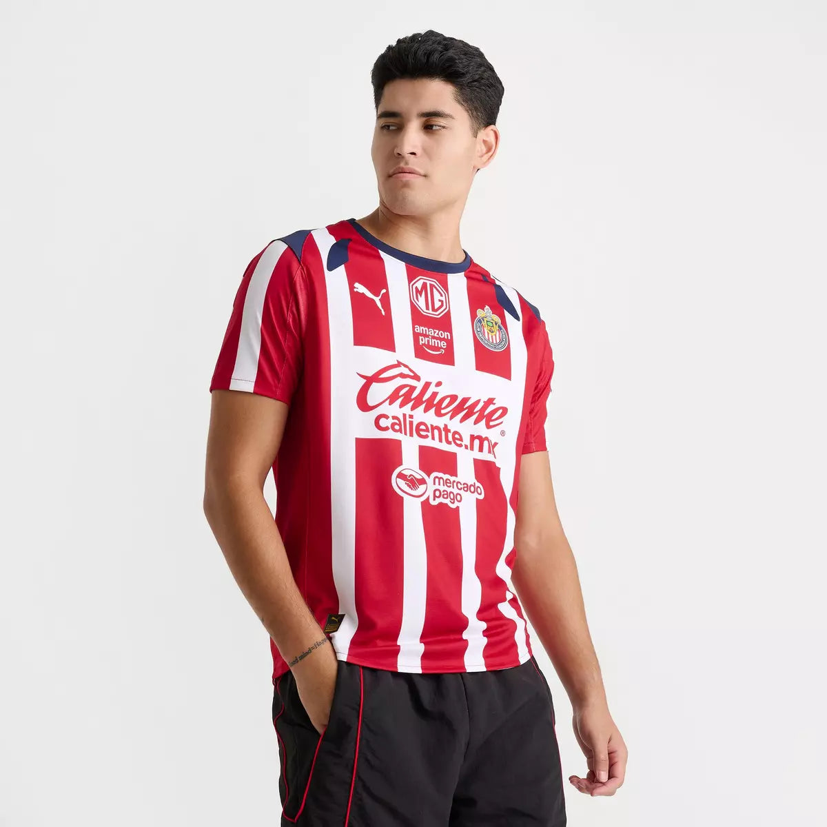 PUMA Men's Chivas Home Soccer Jersey 25/26 -Red
