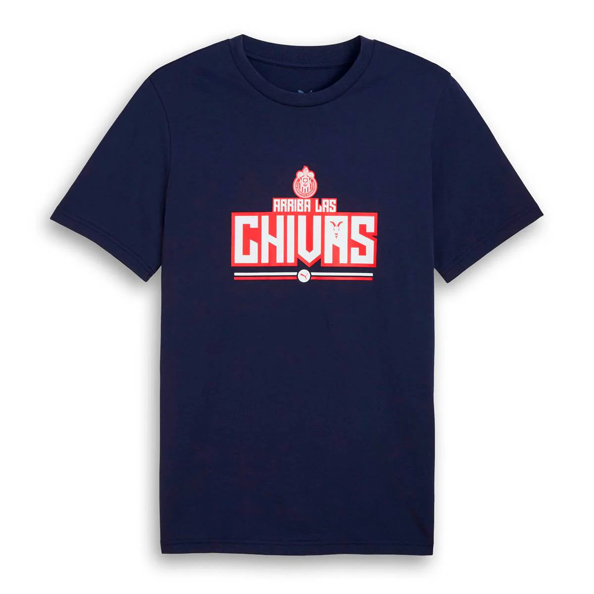 PUMA Chivas Ftblculture Tee Navy/Red