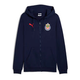 PUMA Chivas Ftbl Culture Hooded Sweat Men's Soccer Jacket - Navy/Red