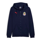 PUMA Chivas Ftbl Culture Hooded Sweat Men's Soccer Jacket - Navy/Red