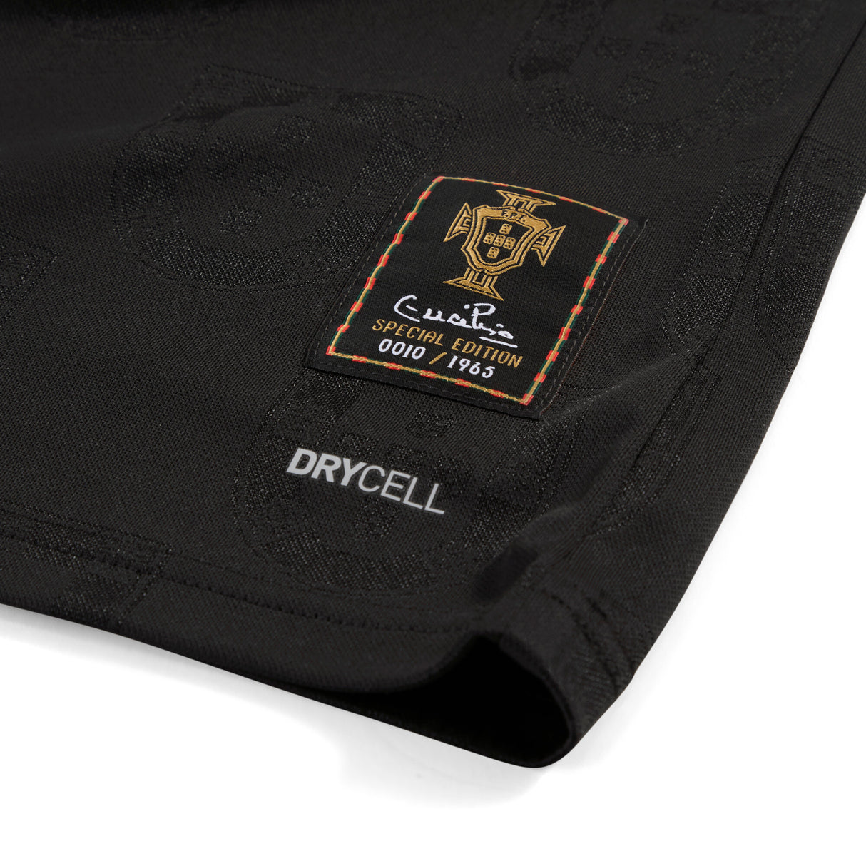 PUMA Portugal SE Authentic W/BOX Men's Soccer Jersey 26- Black/Gold