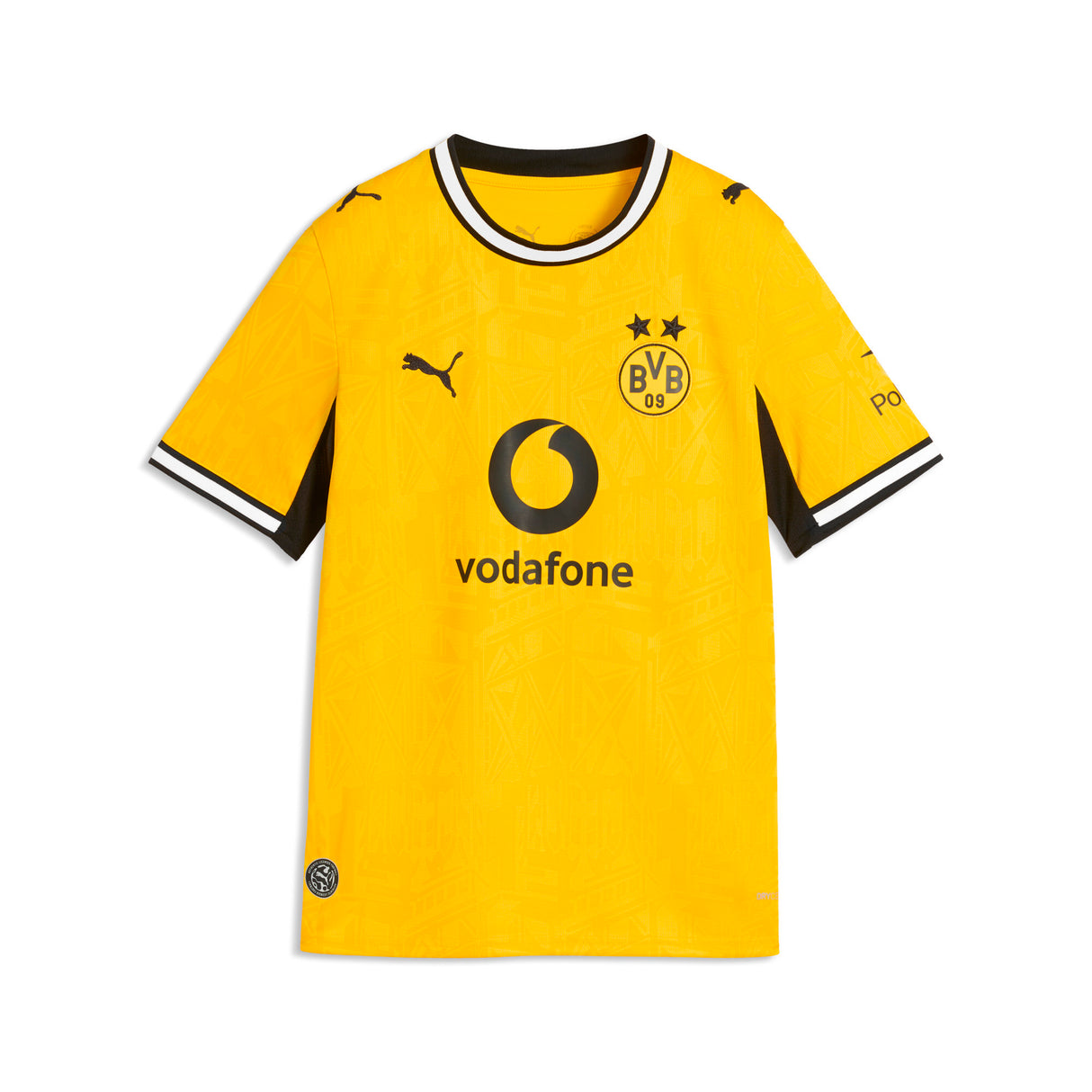 PUMA Borussia Dortmund Home Youth Soccer Jersey 2026 - Yellow/Black