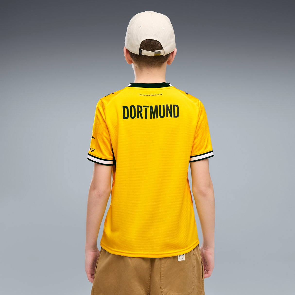 PUMA Borussia Dortmund Home Youth Soccer Jersey 2026 - Yellow/Black