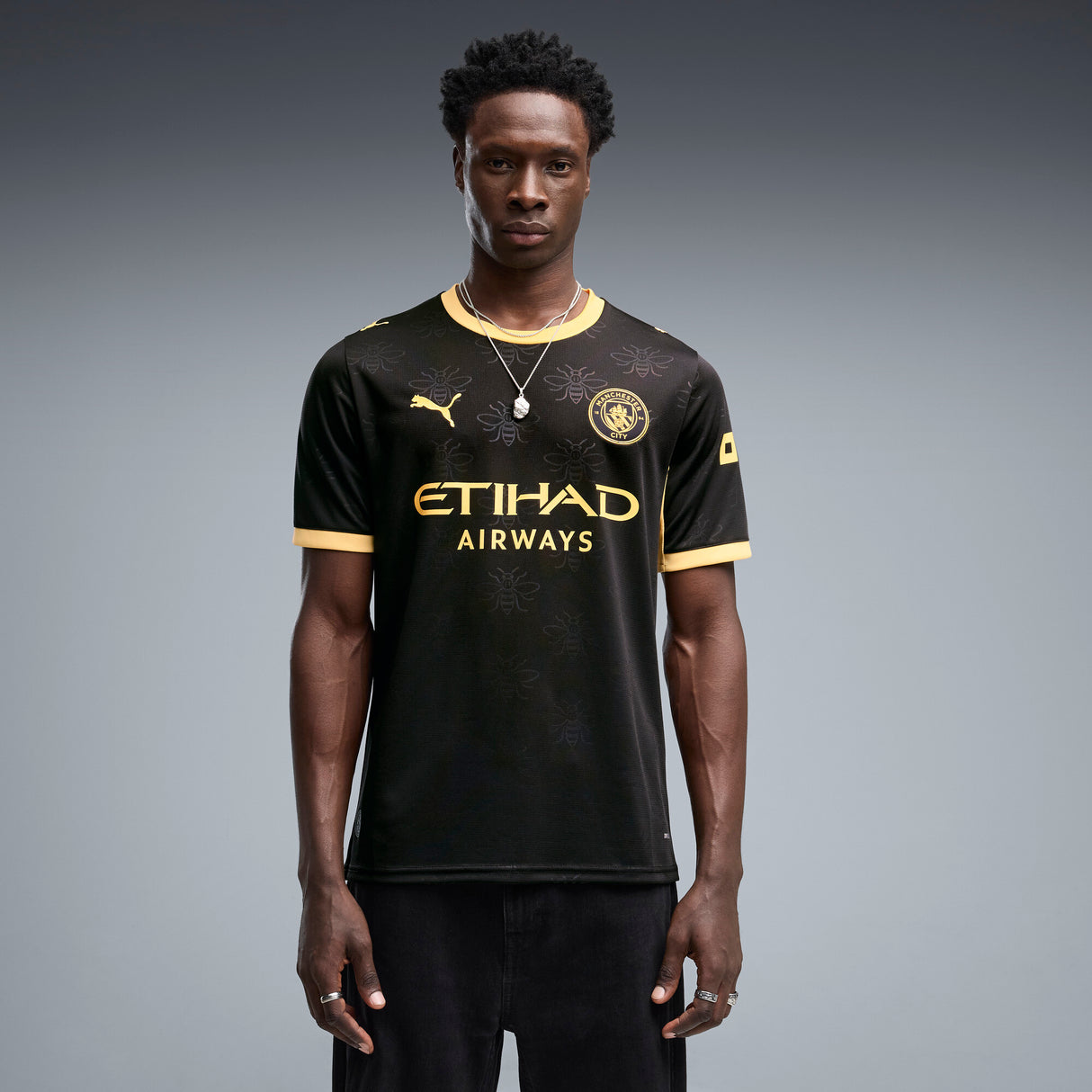 PUMA Manchester City Away Men's Soccer Jersey 2026 - Black