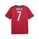 PUMA Portugal Home Cristiano Ronaldo CR7 Men's Soccer Jersey 2026 - Red/Green