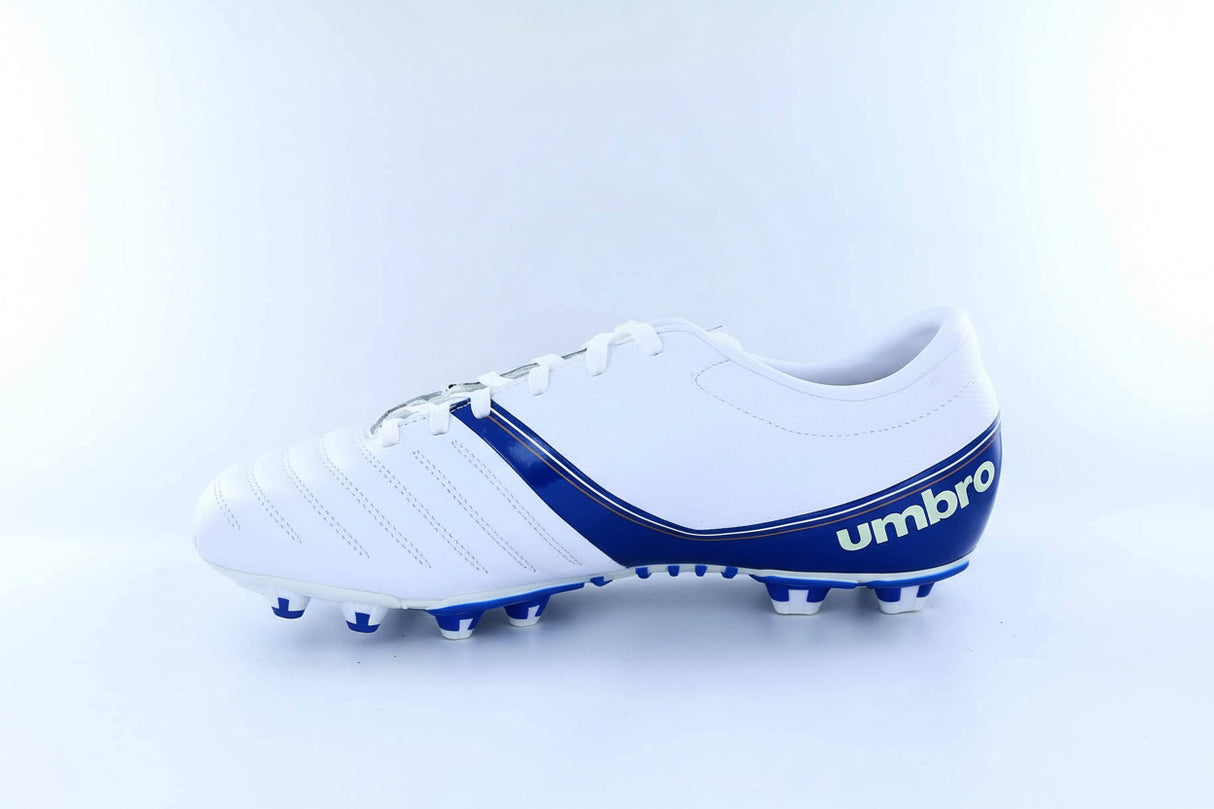 Umbro Stealth II Premier-A HG Hard Ground Soccer Cleats - White/Bronze