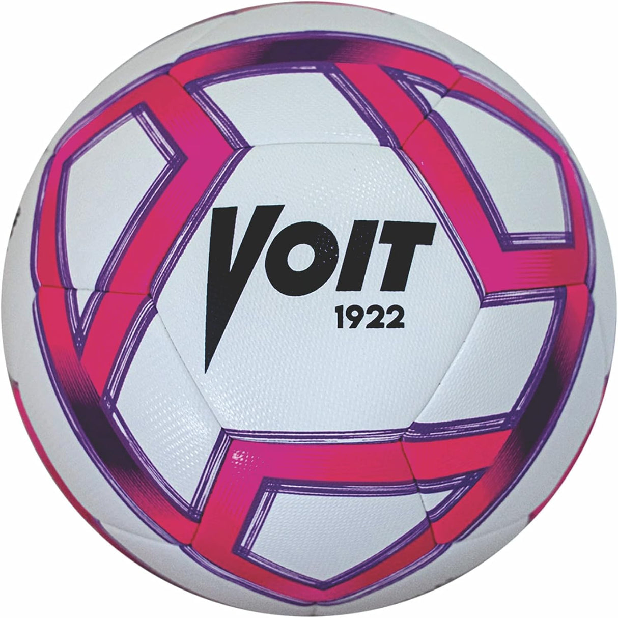 Voit Pro Officia FIFA Match Soccer Soccer Ball - White/Pink