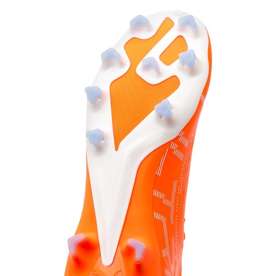PUMA Ultra Pro FG/AG Firm Ground Soccer Cleats - Ultra Orange/White/Blue Glimmer