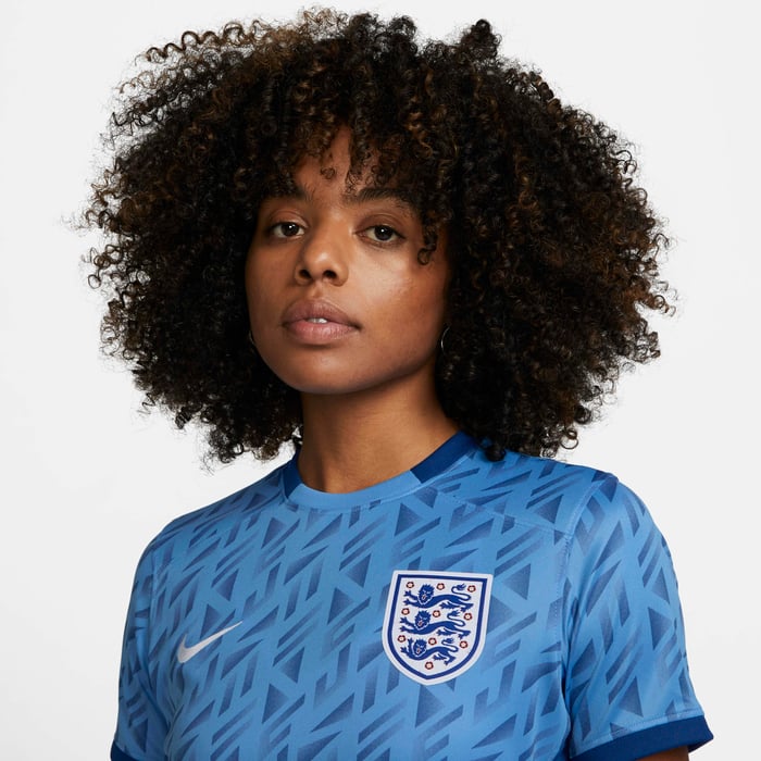 Camiseta de visitante de Inglaterra Nike para mujer Nike 23 Coas