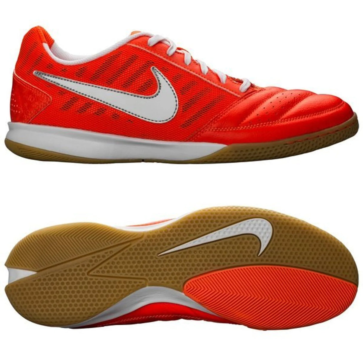 Zapatillas de fútbol sala Nike Gato II - Carmesí/Blanco