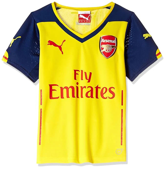 Camiseta de visitante del Arsenal de PUMA para niños en amarillo