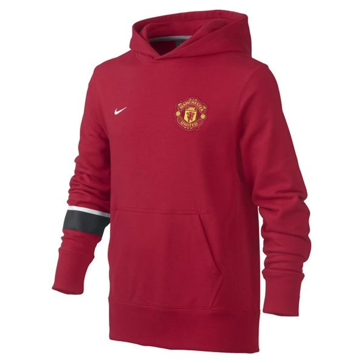Nike Manchester United Boys Core Hoody - Red-White