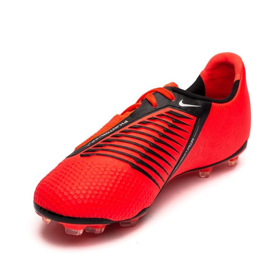 Nike Phantom Venom Elite FG Youth Soccer Cleats - Bright Crimson/Black/Crimson