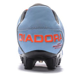 Diadora Evoluzione K-Leather Pro FG Firm Ground Soccer Cleats - Powder Blue/Red