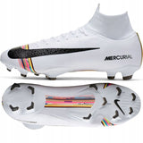 Nike Superfly 6 Pro CR7 FG Men's Soccer Cleats - Pure Platinum/Black/White