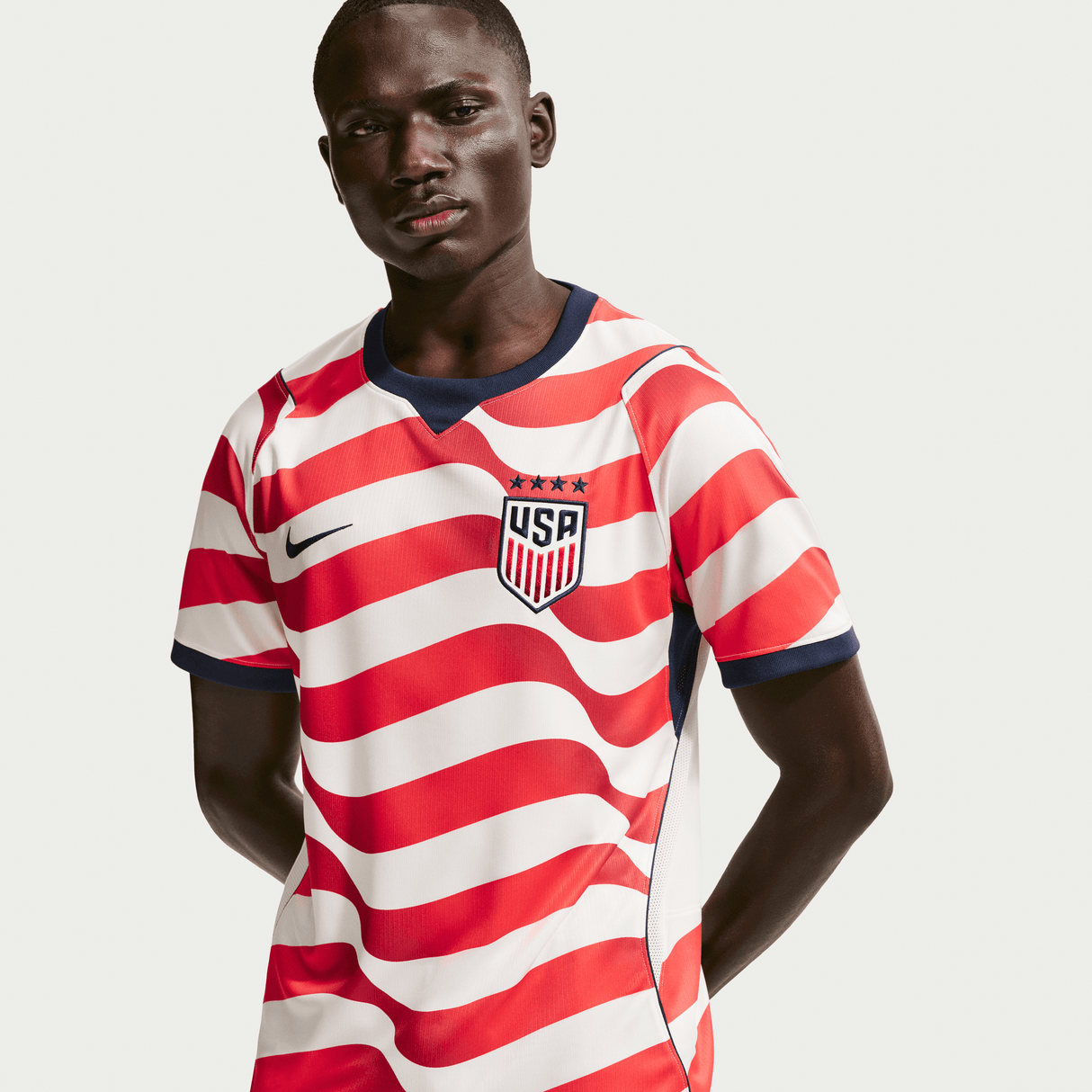 Nike USMNT Home Men's Soccer Jersey 2026 White/Red/Blue