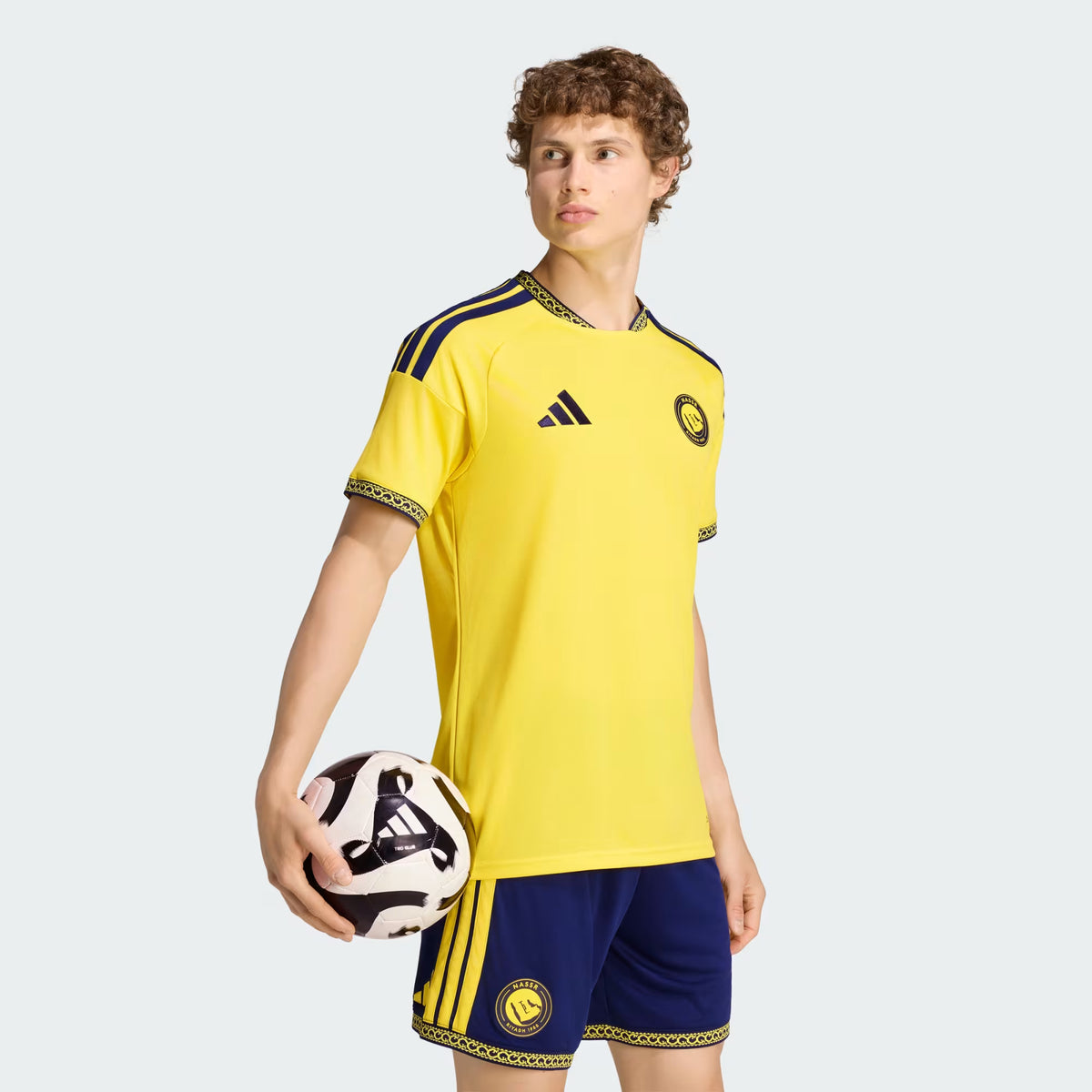 adidas Al Nassr FC Home Men's Soccer RONALDO 7 Jersey 26/27 - Yellow/Blue