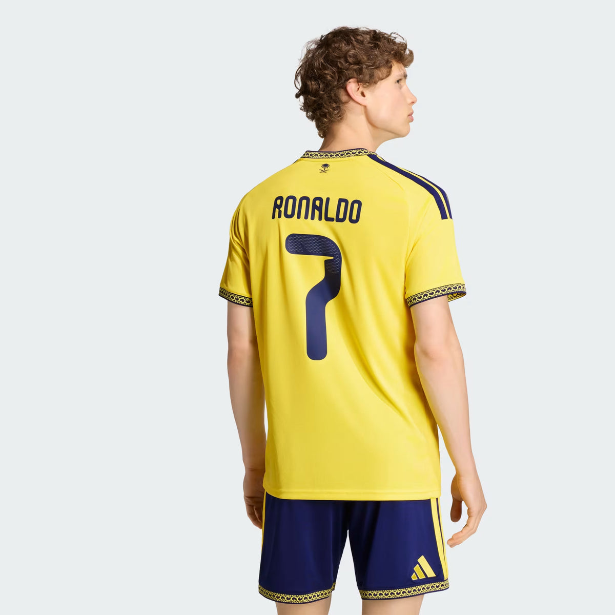 adidas Al Nassr FC Home Men's Soccer RONALDO 7 Jersey 26/27 - Yellow/Blue