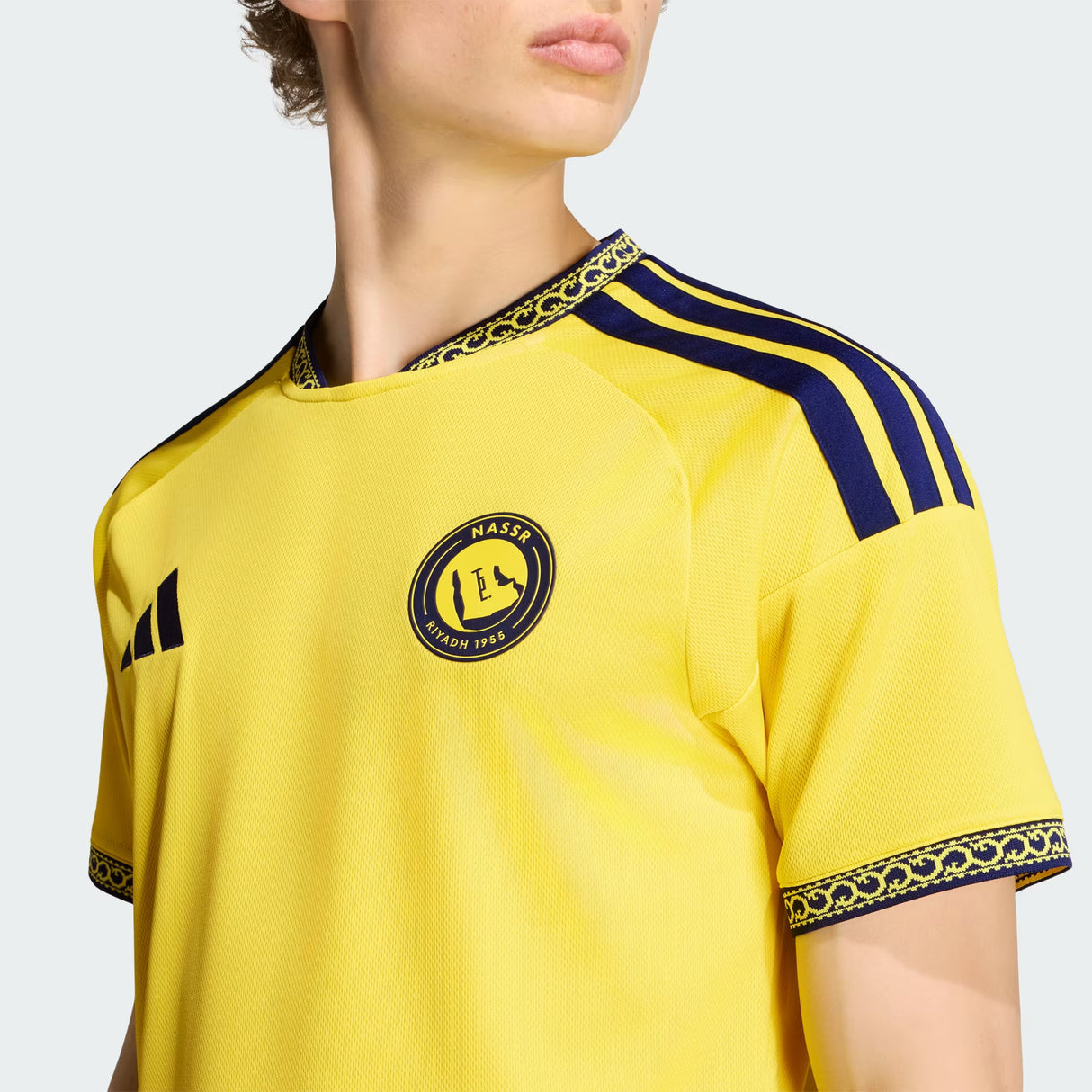 adidas Al Nassr FC Home Men's Soccer RONALDO 7 Jersey 26/27 - Yellow/Blue