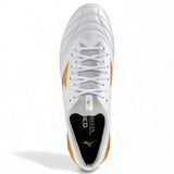 Mizuno Morelia Neo IV Elite FG Firm Ground Soccer Cleats - White/Gold