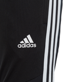 Pantalón adidas Tiro 19 3/4 para jóvenes, color negro y blanco